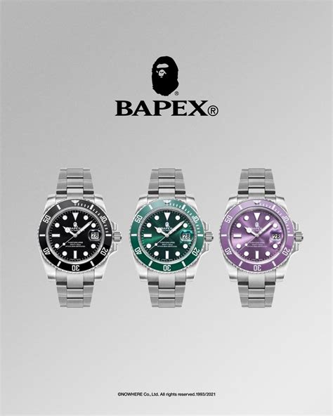 bapex rolex.